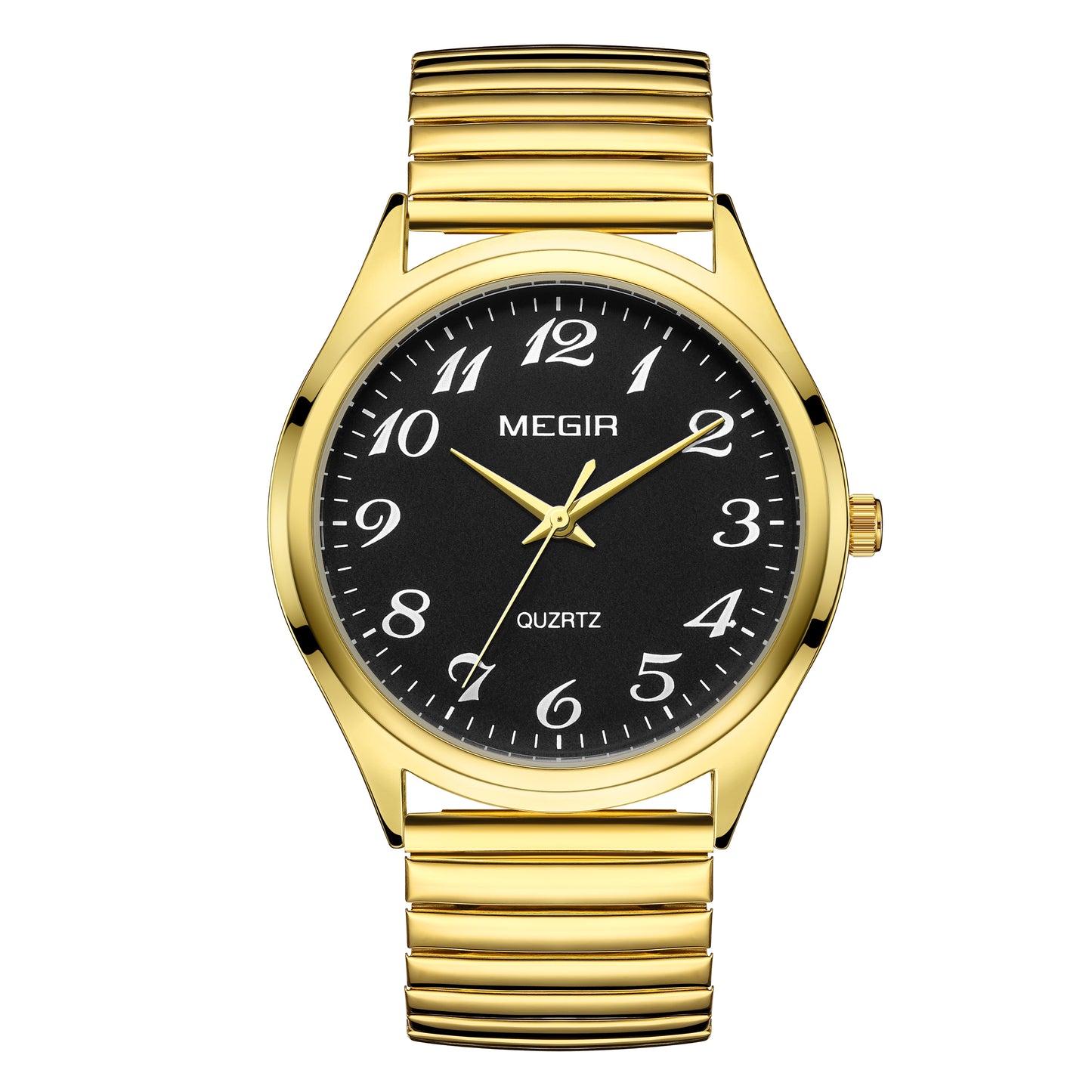 MEGIR Luxury Couple Watches Waterproof Quartz Watch for Lover Stainless Steel Men Women Wristwatches Clock Relogio Masculino 1088