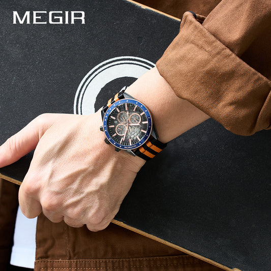 MEGIR Chronograph Tachymeter Watch 8121