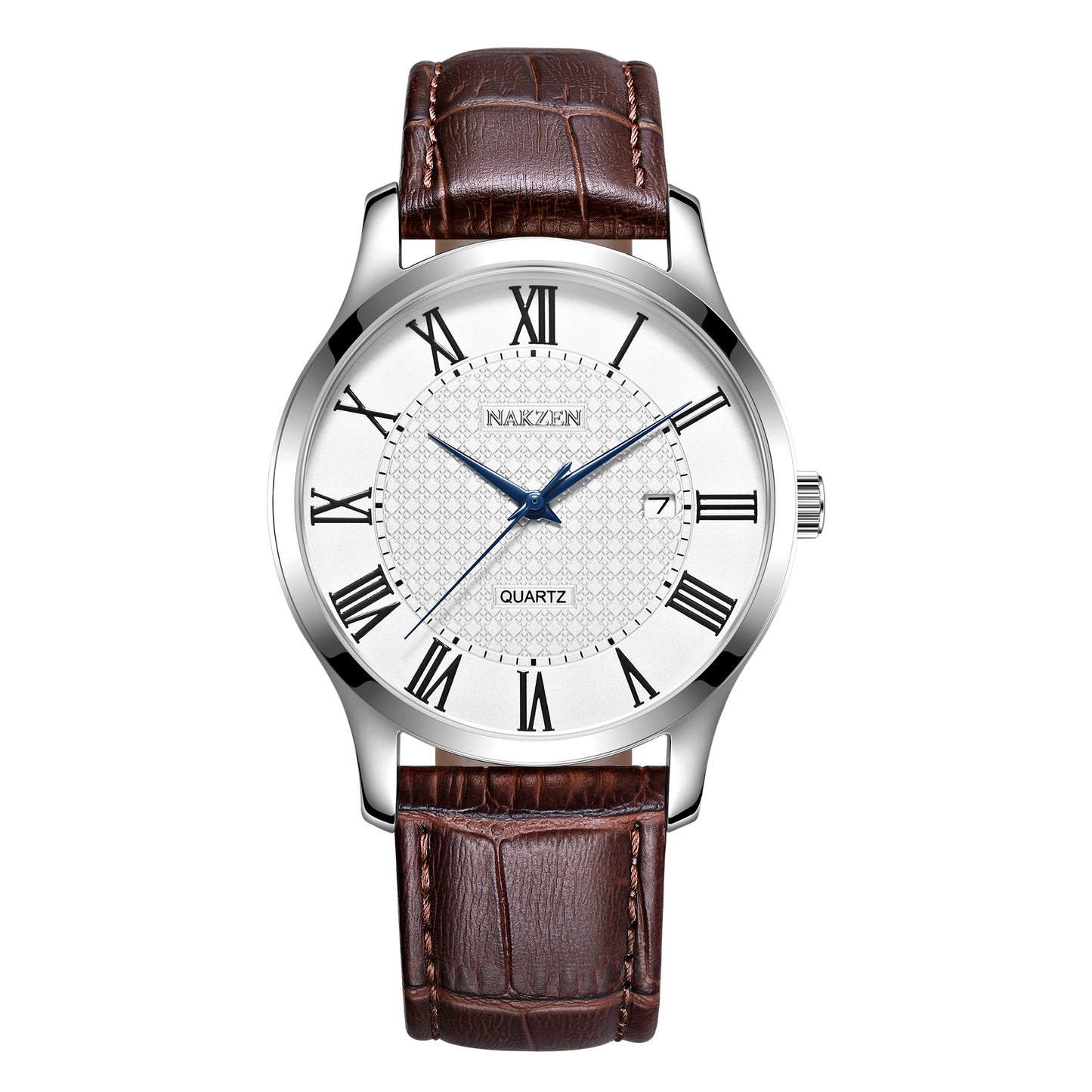 NAKZEN Brand Luxury Cool Men Quartz Watch Gentleman Retro Leather Waterproof Watches Sapphire Movement Male Dress Wristwatch 4043