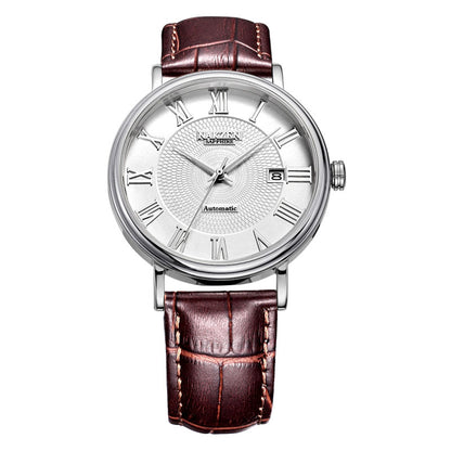 NAKZEN Men Classic Automatic Mechanical Watches Brand Luxury Man Stainless Steel Wristwatch Clock Relogio Masculino Miyota 9015 7002