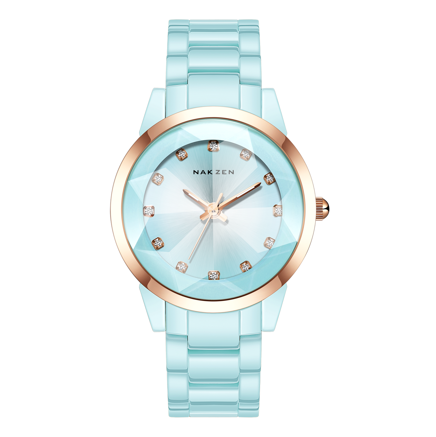 NAKZEN Women Quartz Watches Fashion Ladies Bracelet Colorful Ceramic Watch Diamond luminous Dress Female Clock Reloj Mujer 1022