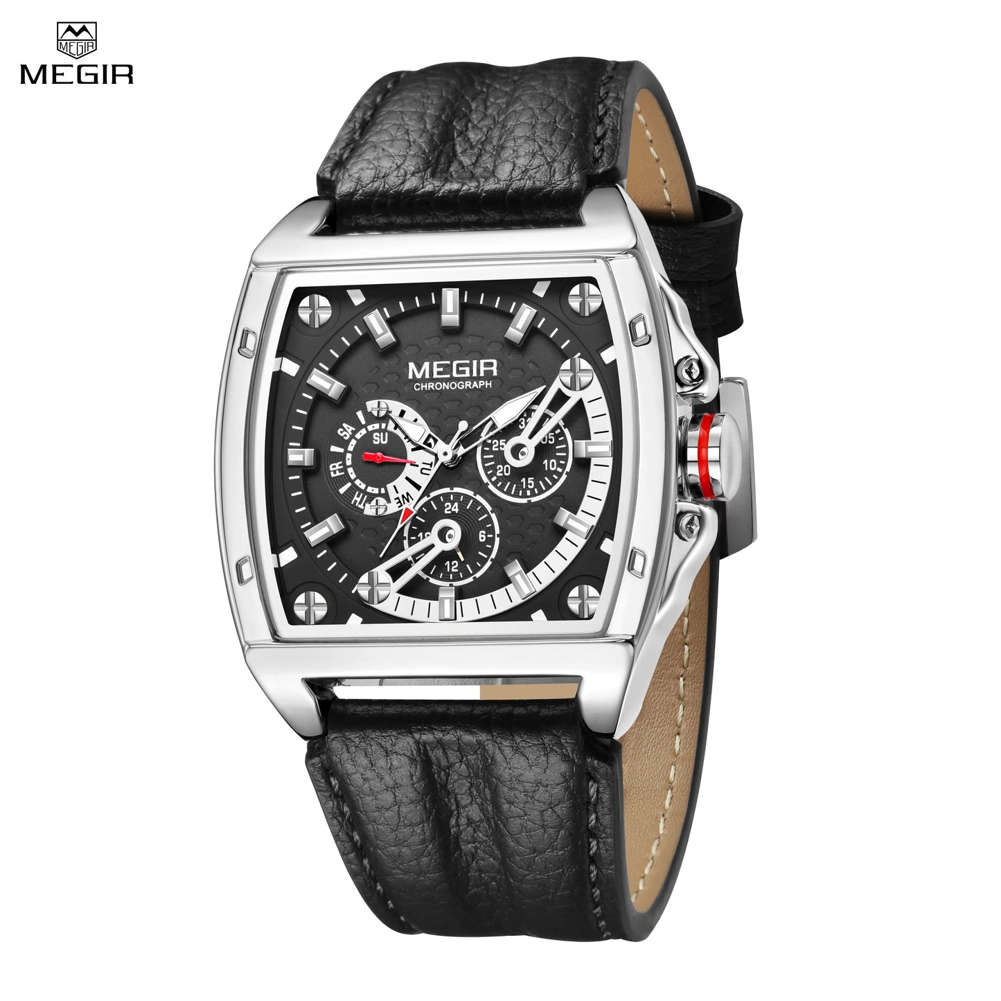 MEGIR Watch for Men Top Brand Fashion Quartz Clock Luminous Waterproof Sport Big Dial Wristwatch Relogio Masculino 2204