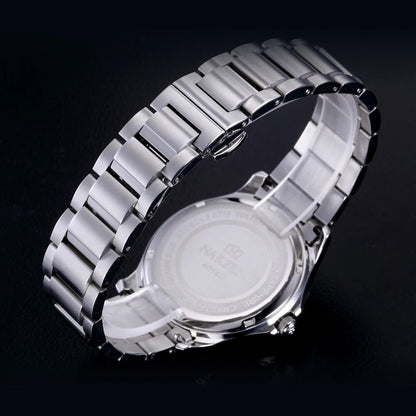 NAKZEN Men Business Quartz Watch Man Luxury Brand Stainless Steel Wrist Watch Male Fashion Simple Clock Relogio Masculino