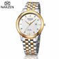 NAKZEN Gold Quartz Watch Top Brand Luxury Men Watches Fashion Stainless Steel Wristwatches Male Clock Relogio Masculino 4011