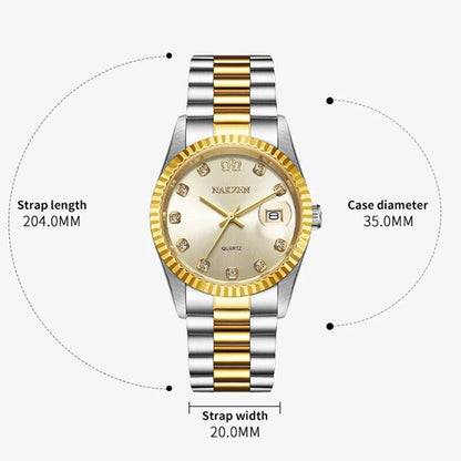 2020 Top Brand NAKZEN Luxury Men's Watch 30m Waterproof Date Clock Male Sports Watches Men Quartz Wrist Watch Relogio Masculino