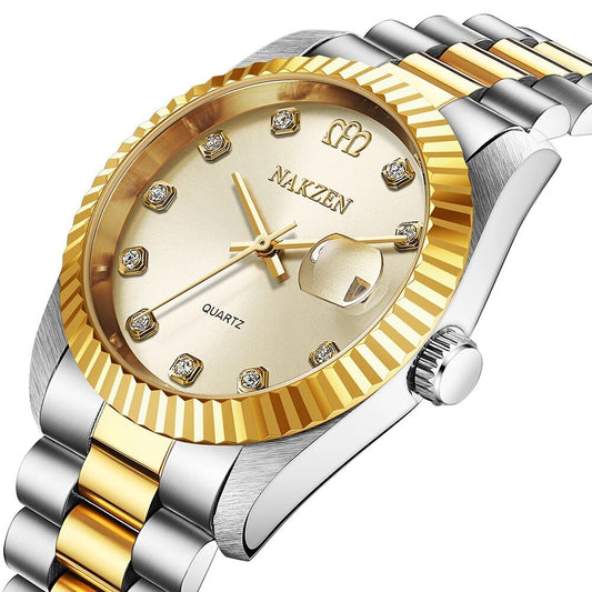 2020 Top Brand NAKZEN Luxury Men's Watch 30m Waterproof Date Clock Male Sports Watches Men Quartz Wrist Watch Relogio Masculino