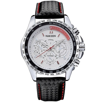 NAKZEN Brand Luxury Men Quartz Watches Man Sport Casual Wrist Watch Luminous Waterproof Watch Male Clock Relogio Masculino