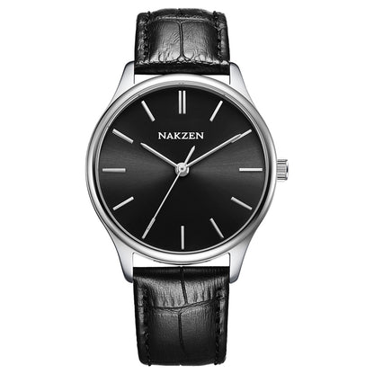 NAKZEN Fashion Lovers Watches Women Stainless Steel Ultra Thin Watches Classic Quartz Watches Luxury Clock Relogio Masculino 4118