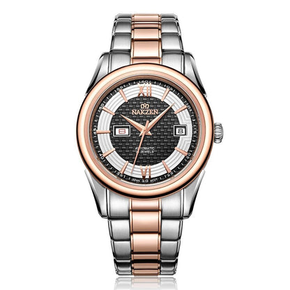 NAKZEN Men Automatic Mechanical Miyota 8205 Movement Watch Sapphire Calendar Wristwatch Man 10Bar waterproof Relogios masculinos