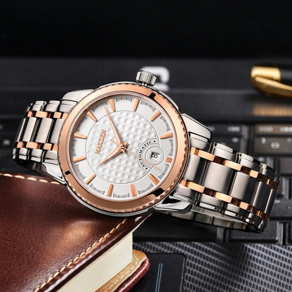 NAKZEN Men Business Mechanical Watch Men's Automatic Miyota 8215 Movt Diamond Watches Sapphire Wrist Watch Waterproof Clock