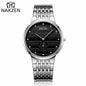 NAKZEN Commerce Diamond Men Watch Famous Luxury Brand Sapphire Watches Men's Stainless Steel Simple Black Gold Watch Male Clock