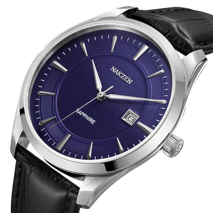 NAKZEN 2020 New Men's Watches Top Brand Luxury Quartz Watch Men Leather Waterproof Military Watch Man Clocks Relogio Masculino