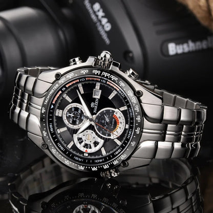 NAKZEN Men Wrist Watch Sport Luminous Mens Quartz Watch Male Multifunction Waterproof 100m Watches Clock relogio masculino