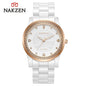 NAKZEN New Design Women Watches Elegant Ceramics Reloj Mujer Japanese Quartz Movement Clock for Ladies Luxury Relogio Feminino 1023