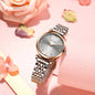 Fashion Ladies Watch Women 2021 New Rose Gold Dress Quartz Watches Luxury Diamond Wristwatches Relogio Feminino Bracelet Clock 4057
