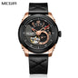 MEGIR Automatic Movement Mechanical Watches Men Luxury Fashion Leather Business Wristwatch Clock Big Dial Male Reloj Hombre 62050