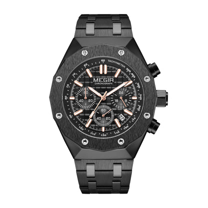MEGIR Relogio Masculino Luxury Business Men Watches Fashion Military Watch Date Luminous Casual Quartz Wristwatch Man Clock 2213