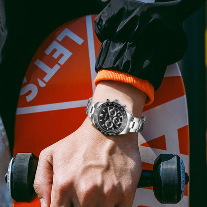MEGIR Fashion Men Business Watches Stainless Steel Quartz Watch Top Brand Luxury Casual Wristwatch Waterproof Clock Reloj Hombre