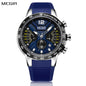MEGIR Men Watch Top Brand Luxury Sport Chronograph Fashion Casual Mens Quartz Watches Silicone Wristwatches Reloj Hombre 2106