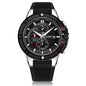 MEGIR Watches for Men Chronograph Fashion Luxury Sports Watches Silicone Strap Waterproof Calendar Quartz Man Clock Wristwatch 2095