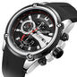 MEGIR Reloj Hombre Original Luxury Chronograph Men Sport Silicone Date Quartz Watches Waterproof Wristwatch Relogio Masculino 2086