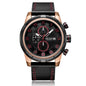 MEGIR Chronograph Sport Watch Men Clock Leather Quartz Men Wrist Watches Time Hour Army Military Wristwatches Relogio Masculino 2082
