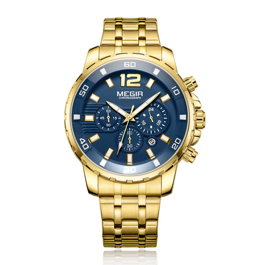 MEGIR Chronograph Quartz Luxury Military 2068