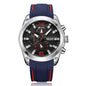 MEGIR Sport Watch Silicone Strap Chronograph Men Quartz Military Watch Waterproof Wrist Watches Relogio Masculino Man Clock 2063