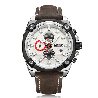 MEGIR Men's Quartz Watches Top Brand Luxury Military Sports Watch Chronograph Fashion Man Clock Wristwatch montre homme 2054