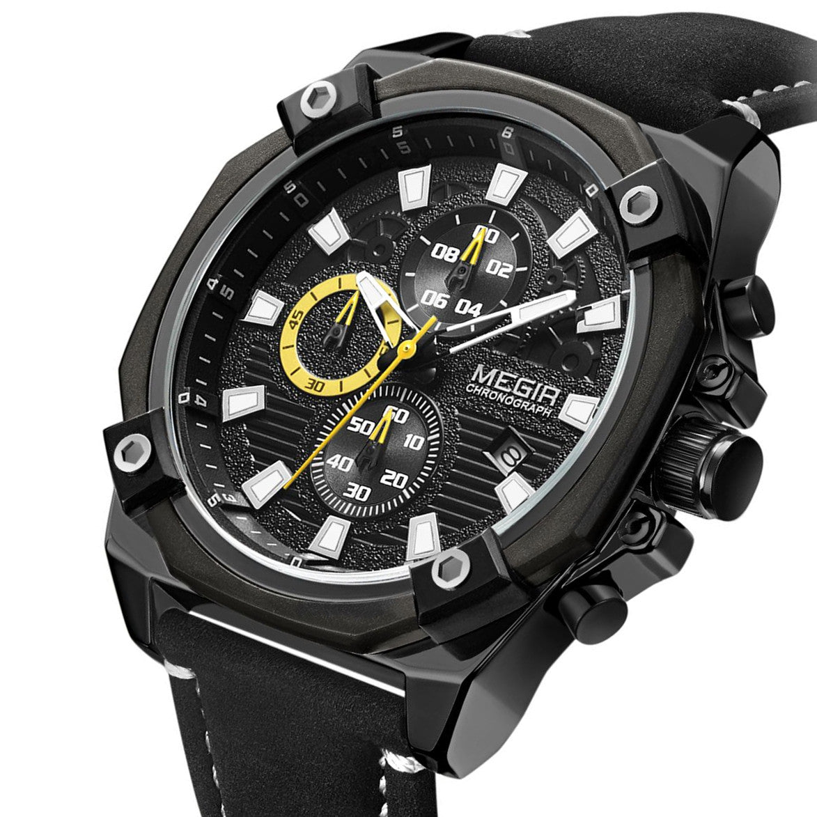 MEGIR Men's Quartz Watches Top Brand Luxury Military Sports Watch Chronograph Fashion Man Clock Wristwatch montre homme 2054