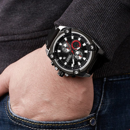 MEGIR Men's Quartz Watches Top Brand Luxury Military Sports Watch Chronograph Fashion Man Clock Wristwatch montre homme 2054