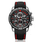 MEGIR Fashion Sports Watches for Mens Luxury Quartz Casual Wristwatch Relogio Masculino Man Chronograph Silicone Strap Clock 2045