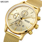 MEGIR Men's Quartz Watch Top Brand Luxury Wristwatch Waterproof Business Clock Date Wrist Watch Chronograph reloj hombre 2011