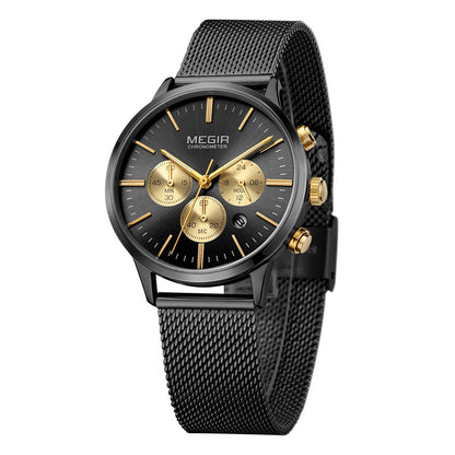 MEGIR Brand Luxury Women Watches Fashion Quartz Ladies Watch Sport Relogio Feminino Wristwatch Waterproof Dress Clock 2011
