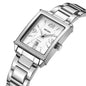 MEGIR White Women's Watches Top Brand Luxury Waterproof Woman Watch Bracelet Fashion Stainless Steel Band Wrist Watch for Women 1079