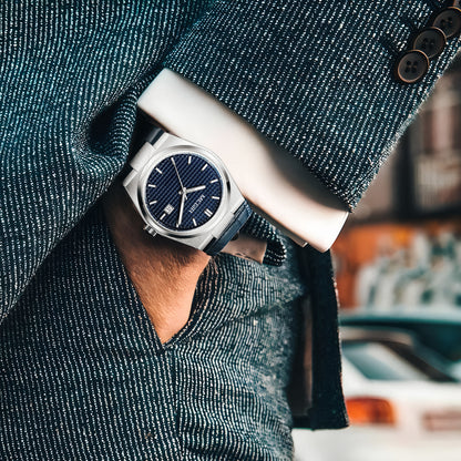 MEGIR Watches for Men Fashion Business Men's Wrist Watch Waterproof Leather Quartz Sport Wristwatch Date Clock Reloj Hombre