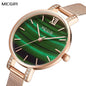MEGIR Fashion Quartz Women Bracelet Watches Luxury Casual Ladies Dress Clock Female Steel Mesh Band Wristwatch Relogio Feminino 7002
