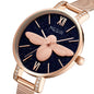 MEGIR Fashion Women Watches Top Brand Luxury Quartz Wristwatch Ladies Rose Gold Mesh Belt Business Casual Watch Reloj Mujer 7009