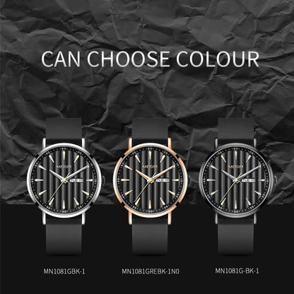 MEGIR Luxury Big Dial Mens Watch Fashion Quartz Casual Sport Wristwatch for Men Waterproof Week Date Display Clock Reloj Hombre