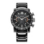 MEGIR Luxury Men's Business Watches Chronograph Waterproof Stainless Steel Quartz Watch Calendar Male Clock Reloj Hombre 3008
