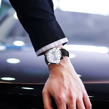 MEGIR Original Brand Men's Watches Automatic Mechanical Watch 5Bar Waterproof Leather Luxury Wristwatch Clock Relogio Masculino