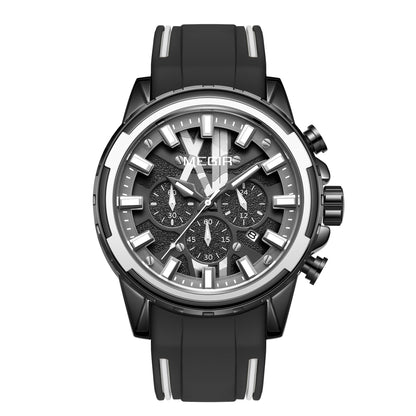MEGIR New Sport Watch for Luxury Silicone Quartz Casual Wristwatch Waterproof Military Wrist Watch Man Clock Reloj Hombre 2133