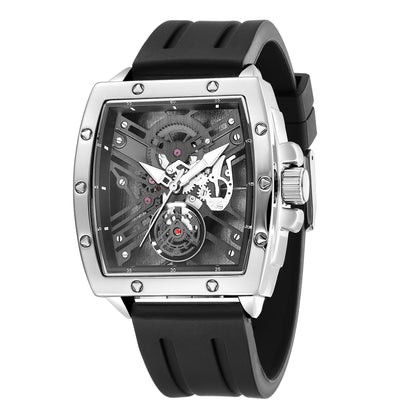 RUIMAS Luxury Fashion Men Sports Quartz Wrist Watches Waterproof Luminous Large Dial Casual Wristwatch Silicone Montre Homme