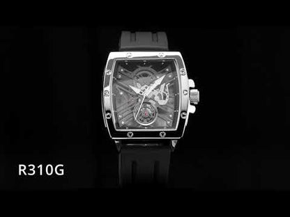 RUIMAS Luxury Fashion Men Sports Quartz Wrist Watches Waterproof Luminous Large Dial Casual Wristwatch Silicone Montre Homme
