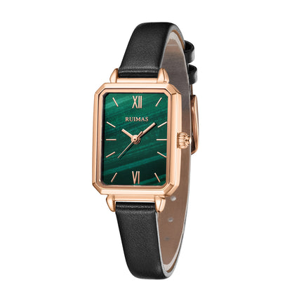 RUIMAS Luxury Ladies Watch Steel Strap Women Bracelet Clocks Leather Band Famale Wristwatch Dress Watches Reloj Mujer 329