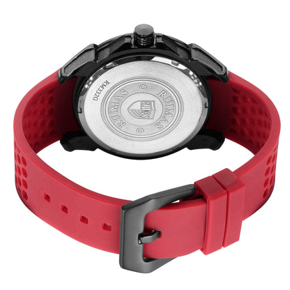 RUIMAS Men Sport Watches Top Brand Quartz Watch Waterproof Wristwatch Silicone Strap Clock Chronograph Relogio Masculino 332