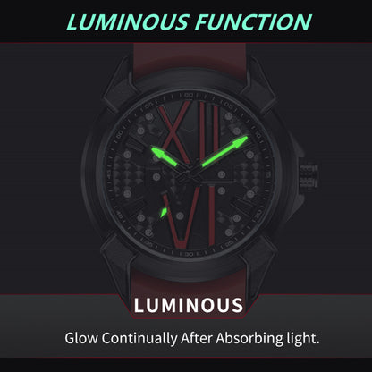 RUIMAS Men Sport Watches Top Brand Quartz Watch Waterproof Wristwatch Silicone Strap Clock Chronograph Relogio Masculino 332