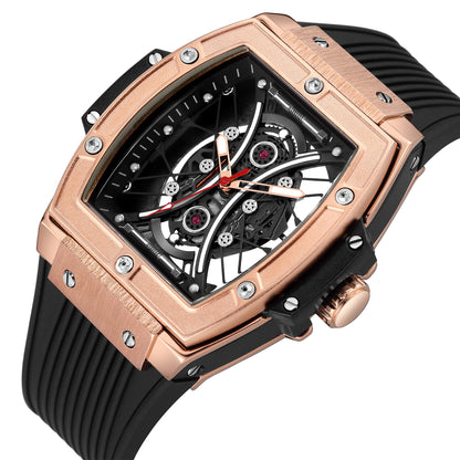 RUIMAS Reloj Hombre Fashion Brand Men Silicone Strap Watches Quartz Casual Wrist Watches Clock Waterproof Sport Montre Homme