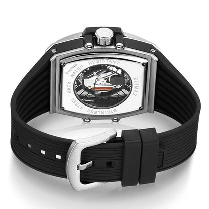 RUIMAS Reloj Hombre Fashion Brand Men Silicone Strap Watches Quartz Casual Wrist Watches Clock Waterproof Sport Montre Homme