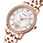 RUIMAS Luxury Women's Wrist Watch Top Brand Fashion Diamond Ladies Quartz Watches Stainless Steel Female Clock Reloj Mujer 556